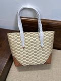  Túi Tote Michael Kors Gigi Aria Large Empire Logo Jacquard Tote Bag in Blue 