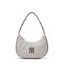 Túi Đeo Vai MLB Classic MONOGRAM Jacquard Hobo Bag NEW YORK YANKEES 3ABQS014N-50CGL Màu Xám