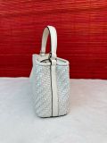  Túi Xách Tory Burch Britten Woven Micro Satchel Màu Trắng 156012 