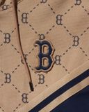  Áo Khoác MLB Dia Monogram Block Taping Jqd Windbreaker(Set) Boston Redsox Màu Nâu 3AWJM0144-43BGL 