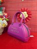  Túi Xách Marc Jacobs Small Leather Bowling Crossbody Màu Hồng Sen 