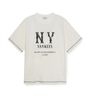Áo Phông MLB Basic Coopers Logo Mega Over Fit T Shrts NEW YORK YANKEES 3ATSB1153-50IVS Màu Trắng