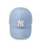  Mũ Lưỡi Trai MLB Denim New Structured Ball Cap NEW YORK YANKEES 3ACPD015N-50BLL Màu Xanh Nhạt 