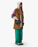  Túi Đeo Chéo FIND KAPOOR Marty Wedge Bag 22 Crinkled - Black Màu Đen 