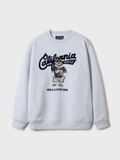  Áo Nỉ Sweat WHOAU Steve Photo Sweatshirt Màu Xám WHMWF2221U 