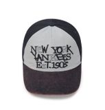  Mũ Lưỡi Trai MLB Street Varsity Vintage Unstructured Ball Cap NEW YORK YANKEES 3ACPV125N-50BKS Màu Xám phối Đen 