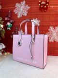  Túi Tote Marc Jacobs Mini Grind Coated Leather Tote Màu Hồng Phấn 