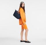  Túi Tote Longchamp Le Pliage Original M Tote Bag Navy - Recycled Canvas Size M Màu Xanh Navy 