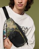  Túi Đeo Hông Coach Track Belt Bag In Signature Canvas With Camo Print CM184 