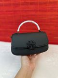  Túi Đeo Chéo Tory Burch Britten Matte Mini Top Handle Màu Đen Size 18 