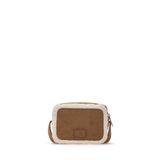  Túi Đeo Chéo MLB Basic Mouton Mini Cross Bag Boston Red Sox 3Acrs0746-43Cas Màu Nâu Viền Lông 