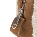  Túi Đeo Chéo MLB Basic Mouton Mini Cross Bag Boston Red Sox 3Acrs0746-43Cas Màu Nâu Viền Lông 