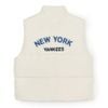  Áo Khoác Gile MLB Varsity Padded Vest New York Yankees Màu Trắng 3ADVV1046 