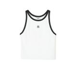  Áo Ba Lỗ MLB Women`S Basic Small Logo Ringer Crop Sleeveless NEW YORK YANKEES  3FTKB0443-50WHS 