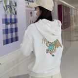  Áo Hoodie MLB Hooded Top Hat T Year of the Dragon Limited Series New York Yankees 3AHDQ0141-50CRS Màu Trắng 