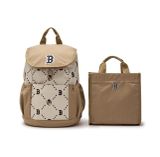  Balo Kèm Túi Tote MLB Dia Monogram Monobear Picnic Backpack BOSTON RED SOX 7ABKC015N-43BGD 