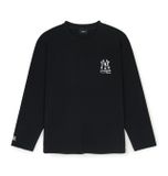  Áo Phông Tay Dài MLB Basic Mega Logo Loose Fit Long Sleeve T Shirts NEW YORK YANKEES 3ATSB0351-50BKS Màu Đen 
