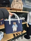  Túi Tote WHOAU  Steve Canvas Tote Bag WHBGF2212A Màu Xanh Navy 