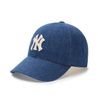 Mũ Lưỡi Trai MLB Denim New Structured Ball Cap NEW YORK YANKEES 3ACPD015N-50INS Màu Xanh