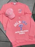  Áo Sweat MLB Like Ice Back Philadelphia Phillies Sweatshirt Màu Hồng Cam 3AMTL5116-10COS 