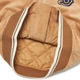  Áo Khoác Bomber MLB MLB Basic Small Logo Corduroy Baseball Jumpet Boston Red Sox  Màu Nâu Chữ B 3AJPB0324-43BGS 