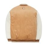  Áo Khoác Bomber MLB MLB Basic Small Logo Corduroy Baseball Jumpet Boston Red Sox  Màu Nâu Chữ B 3AJPB0324-43BGS 