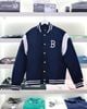 Áo Khoác Bomber New Era Jacket Boston Red Sox Chất Dù Màu Xanh Navy