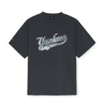  Áo Phông MLB Denimlike Big Lux Over Fit T Shirts NEW YORK YANKEES Màu Đen Than 3ATSM1453-50CGS 