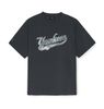 Áo Phông MLB Denimlike Big Lux Over Fit T Shirts NEW YORK YANKEES Màu Đen Than 3ATSM1453-50CGS