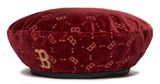  Mũ Nồi MLB Diamond Monogram Velvet Beret Boston Red Sox 3ACBVG016-43WIS 