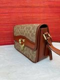  Túi xách Coach Studio Shoulder Bag In Signature Canvas Màu Nâu Logo C6639 