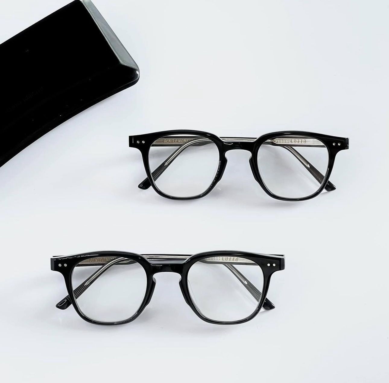 GENTLE MONSTER ブラックサングラス　LUTTO-01 GENTLE MONSTER LILIT 01 スクエア型 黒 サングラス UVカット (Gentle