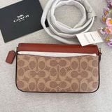  Túi Đeo Chéo Coach Wyn Crossbody Bag In Signature Canvas No.C844 Màu Nâu Logo 