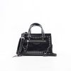 Túi Xách Marc Jacobs Leather Mini Cruiser Eyelet Top Handle Bag Màu Đen