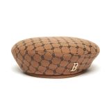  Mũ Nồi MLB Monogram Diamond Wool Beret Boston Red Sox 3ACBB0616-43BGD Màu Nâu 