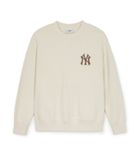  Áo Sweat MLB MONOGRAM Velvet Embo Big Lux Sweatshirts NEW YORK YANKEES 3AMTM1044 