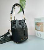 Túi Bucket Marc Jacobs Leather Bucket Bag in Black 