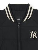  Áo Khoác Phao MLB Varsity Rib Light Short Down Jkt New York Yankees Màu Đen 3ADJV0146-50BKS 