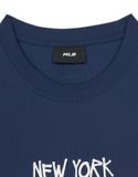  Áo Phông MLB Basic Big Logo Mega Over Fit T Shirts NEW YORK YANKEES  3ATSB0553-50NYS Màu Xanh Navy 