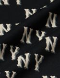  Áo Phông MLB Classic MONOGRAM Sportive Allover Over Fit T Shirts NEW YORK YANKEES 3ATSM0553-50BKS Màu Đen 