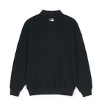  Áo Polo Sweat MLB Basic Coopers Logo Mega Overfit Half Zip Sweatshirts NEW YORK YANKEES 3AMTB0351-50BKS Màu Đen 