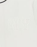  Áo Crop MLB Women`S Basic Coopers Crop Knit Pullover NEW YORK YANKEES Màu Trắng 3FKPB0353-50IVS 
