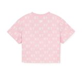  Áo Crop Top MLB Women`S Classic Monogram Jacquard Crop T Shirts New York Yankees 3Ftsm0153-50Pkm 