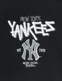  Áo Phông MLB Basic Big Logo Mega Over Fit T Shirts NEW YORK YANKEES 3ATSB0553-50BKS Màu Đen 
