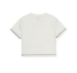  Áo Crop MLB Women`S Basic Coopers Logo Slim Crop T Shrts NEW YORK YANKEES 3FTSB0453-50IVS Màu Trắng 