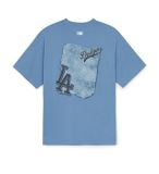  Áo Phông MLB Denimlike Monotive Over Fit T Shirts LOS ANGELES DODGERS 3ATSM1053-07SBD Màu Xanh 