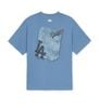 Áo Phông MLB Denimlike Monotive Over Fit T Shirts LOS ANGELES DODGERS 3ATSM1053-07SBD Màu Xanh