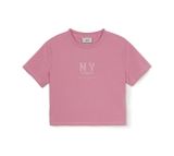  Áo Crop MLB Women`S Basic Coopers Logo Slim Crop T Shrts NEW YORK YANKEES 3FTSB0453-50PKP Màu Hồng 