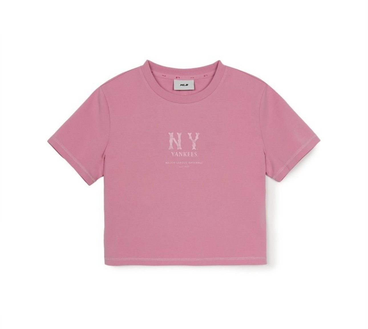 Áo Crop MLB Women`S Basic Coopers Logo Slim Crop T Shrts NEW