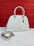  Túi Đeo Chéo Coach Katy Satchel Màu Trắng Phấn 2553 